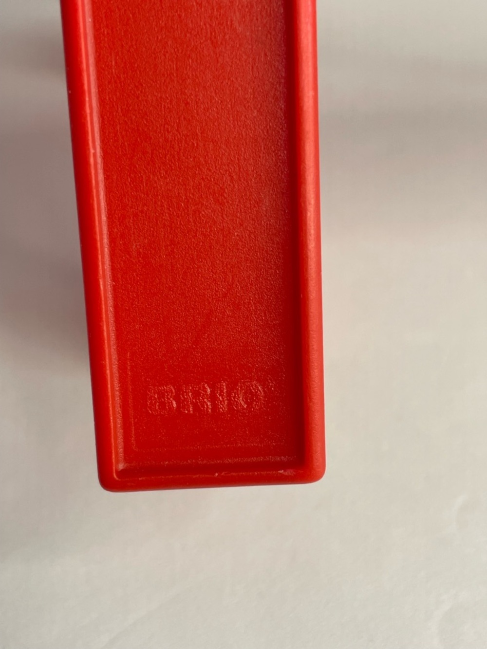Brio Double Wooden Red Suspension Bridge 2 Ascending Track 1 Support Block - Picture 9 of 13